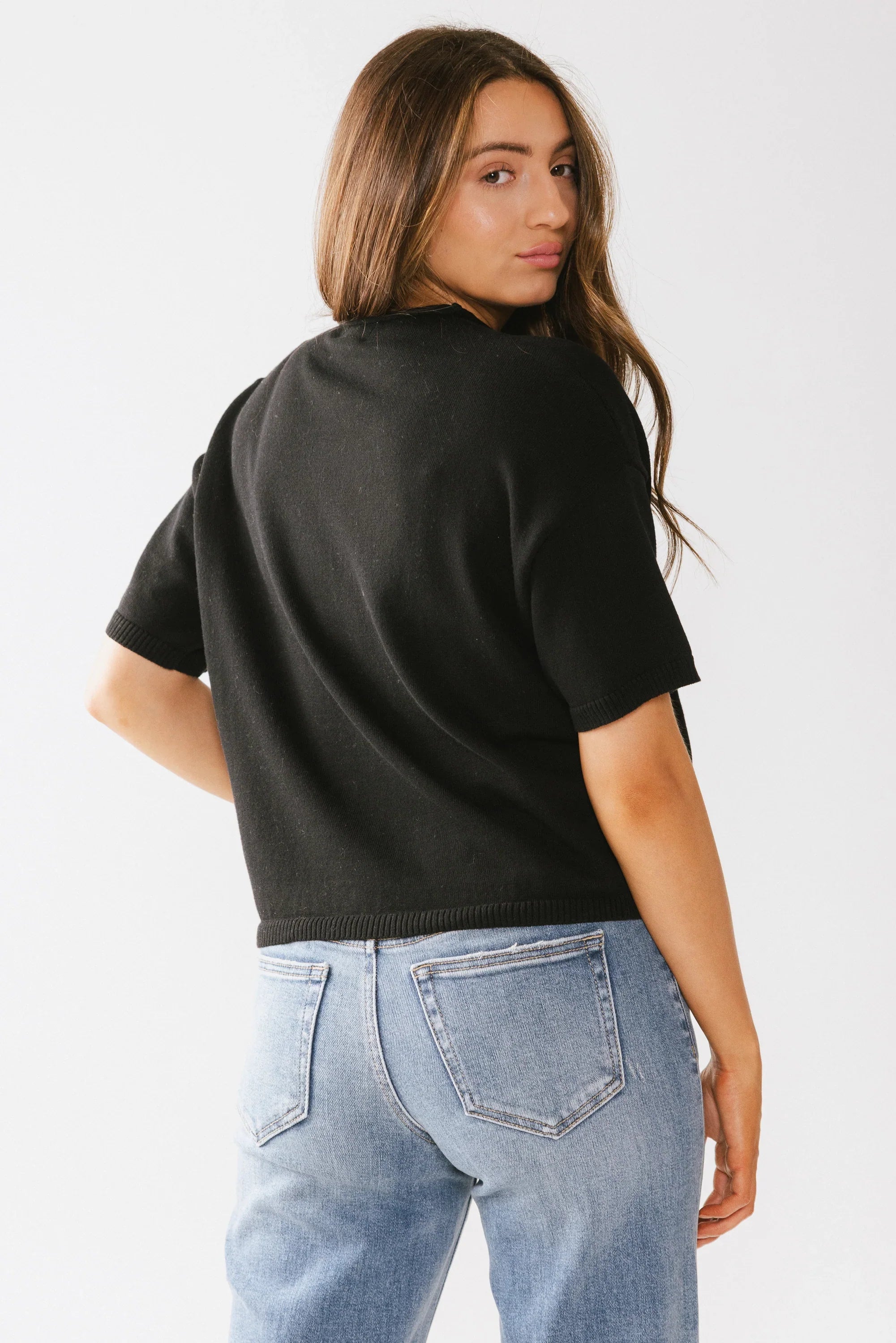 Camila Sweater in Black FINAL SALE