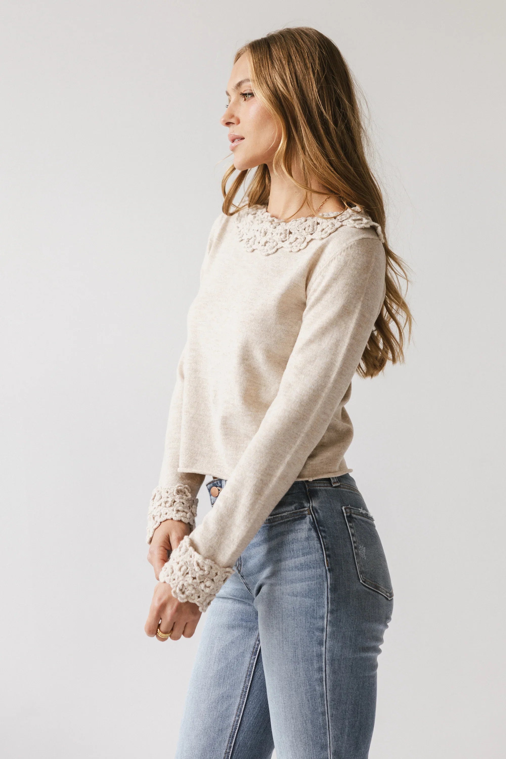 Banks Embroidered Sweater FINAL SALE
