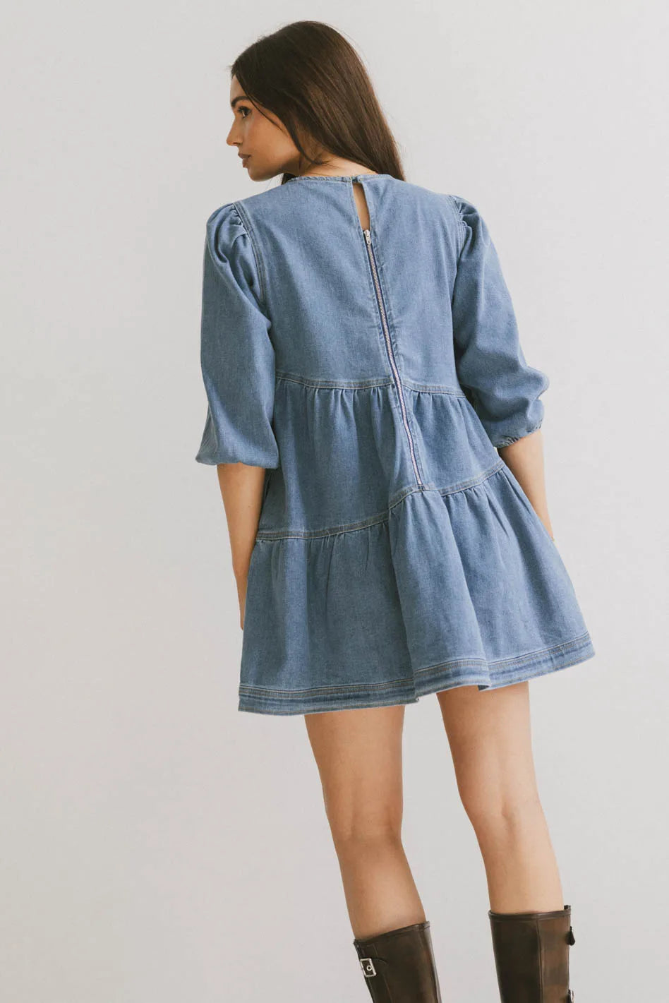 Sorrel Denim Mini Dress FINAL SALE