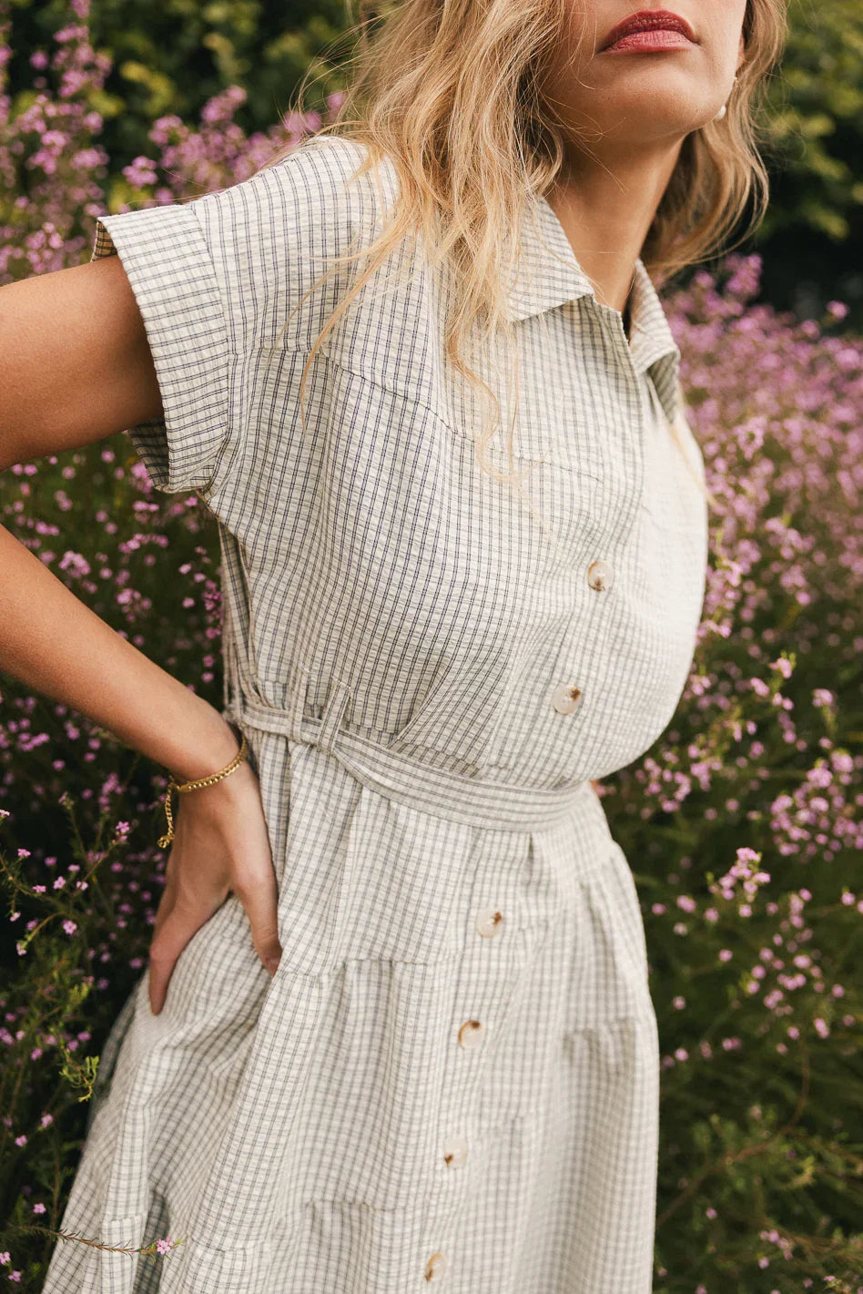Tephra Plaid Midi Dress FINAL SALE