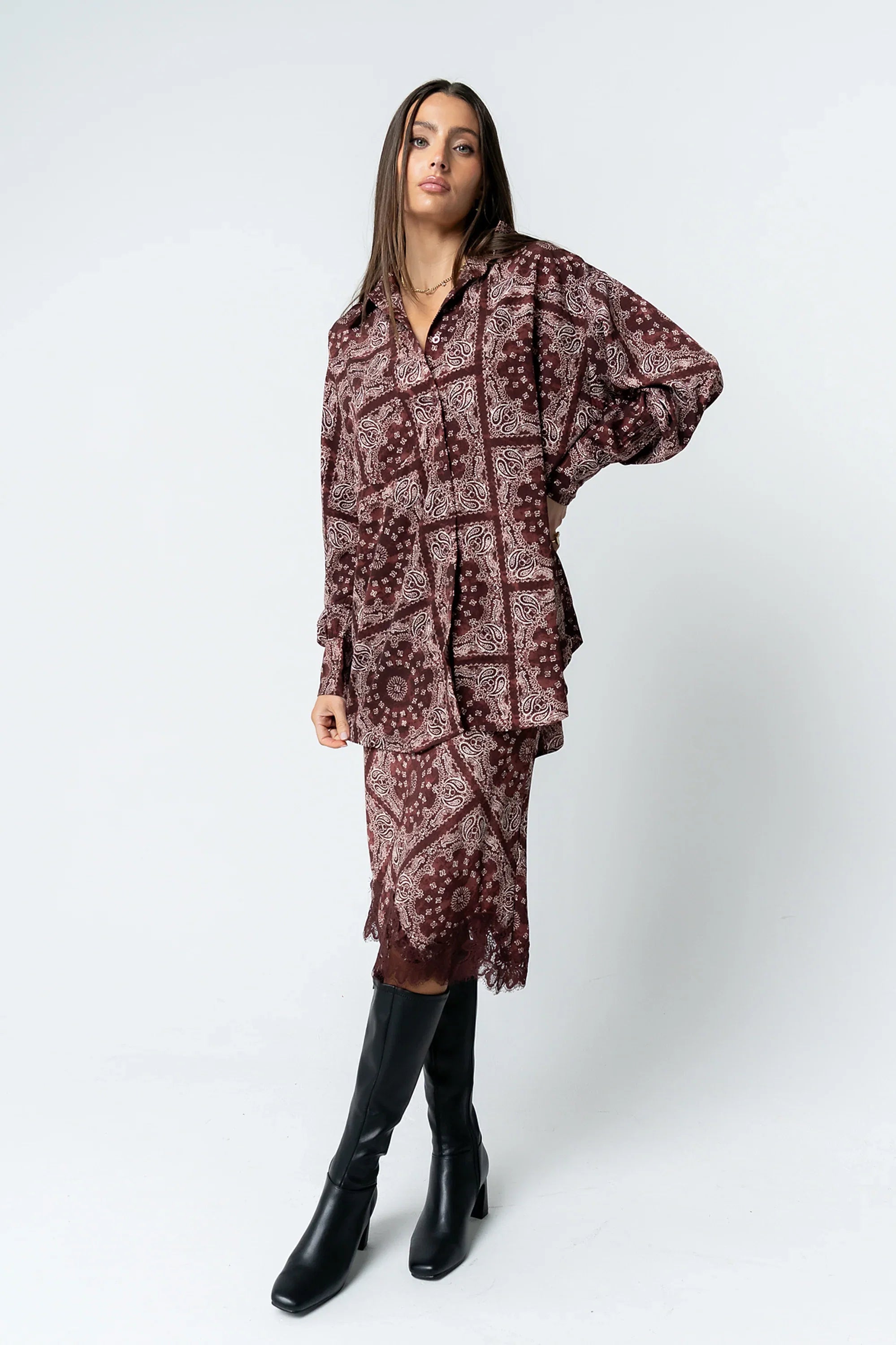 Diana Oversized Button Up