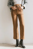 Sable Straight Leg Pants in Camel FINAL SALE