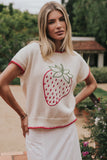 Chloe Embroidered Sweater Tee