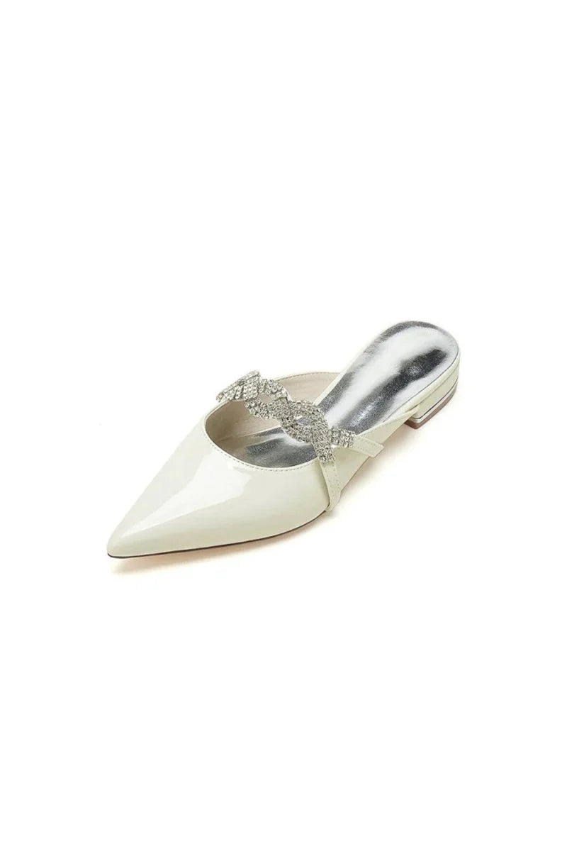 High Heels Nude Pink with Silver Embellishments