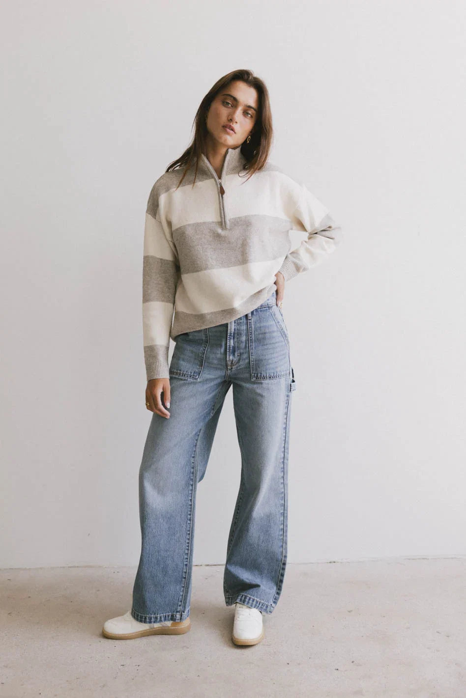 Remi Wide Leg Denim in Light Wash FINAL SALE
