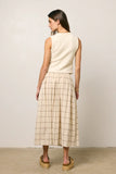 Griffin Knit Tank Top in Cream FINAL SALE