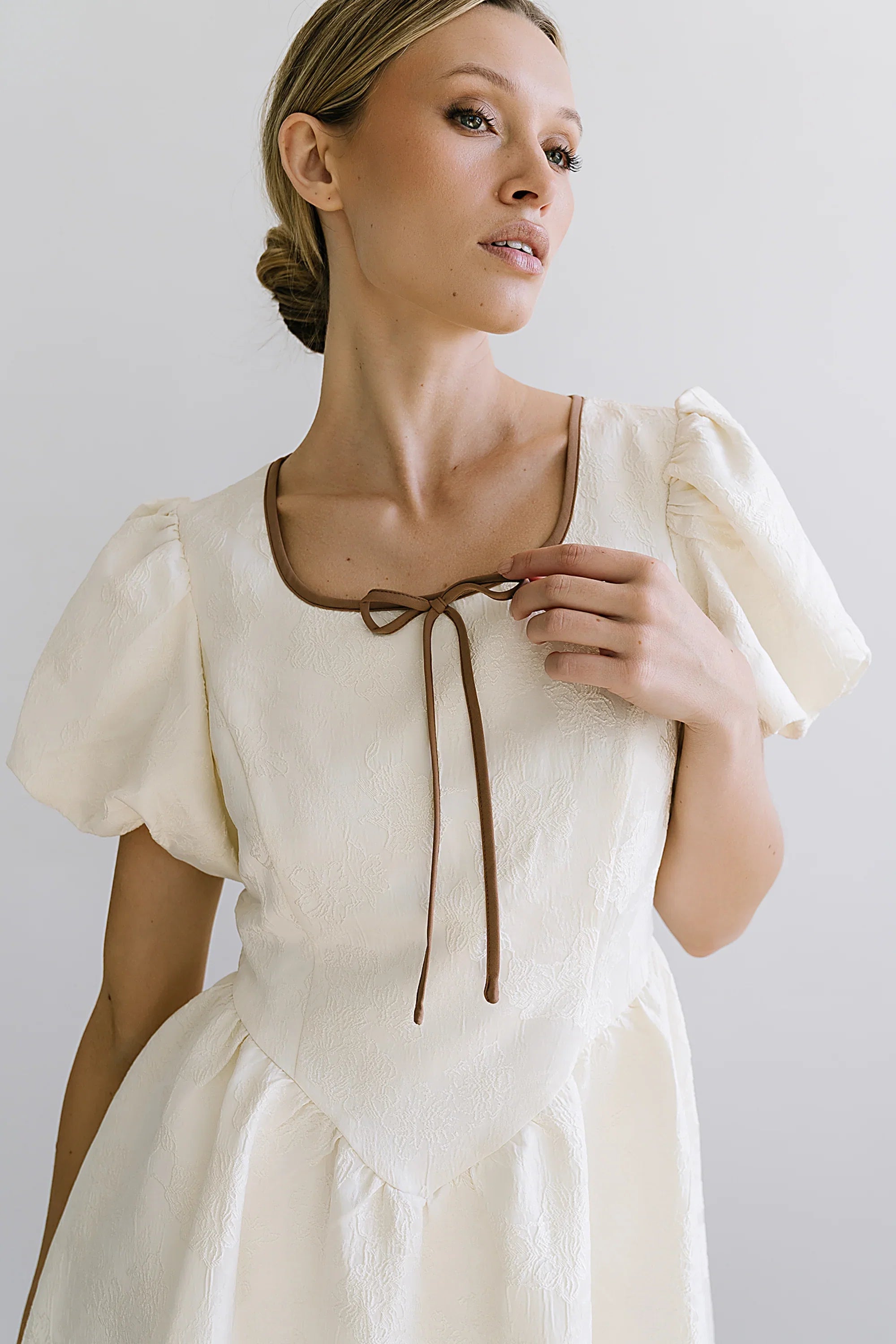 Mazie Textured Mini Dress FINAL SALE