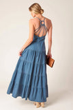 SUNDAY BEST CHAMBRAY MIDI DRESS
