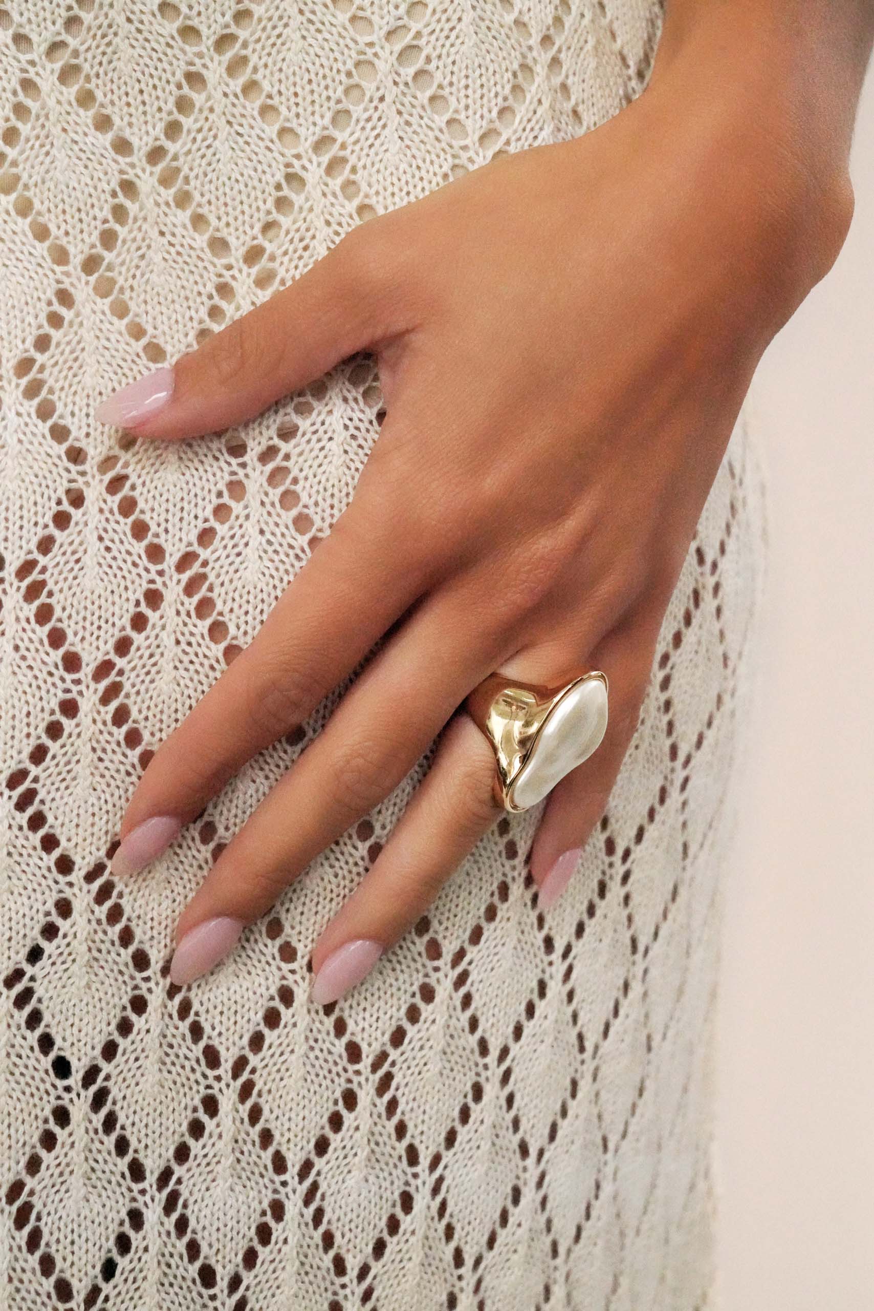Sea born Pearl Ring
