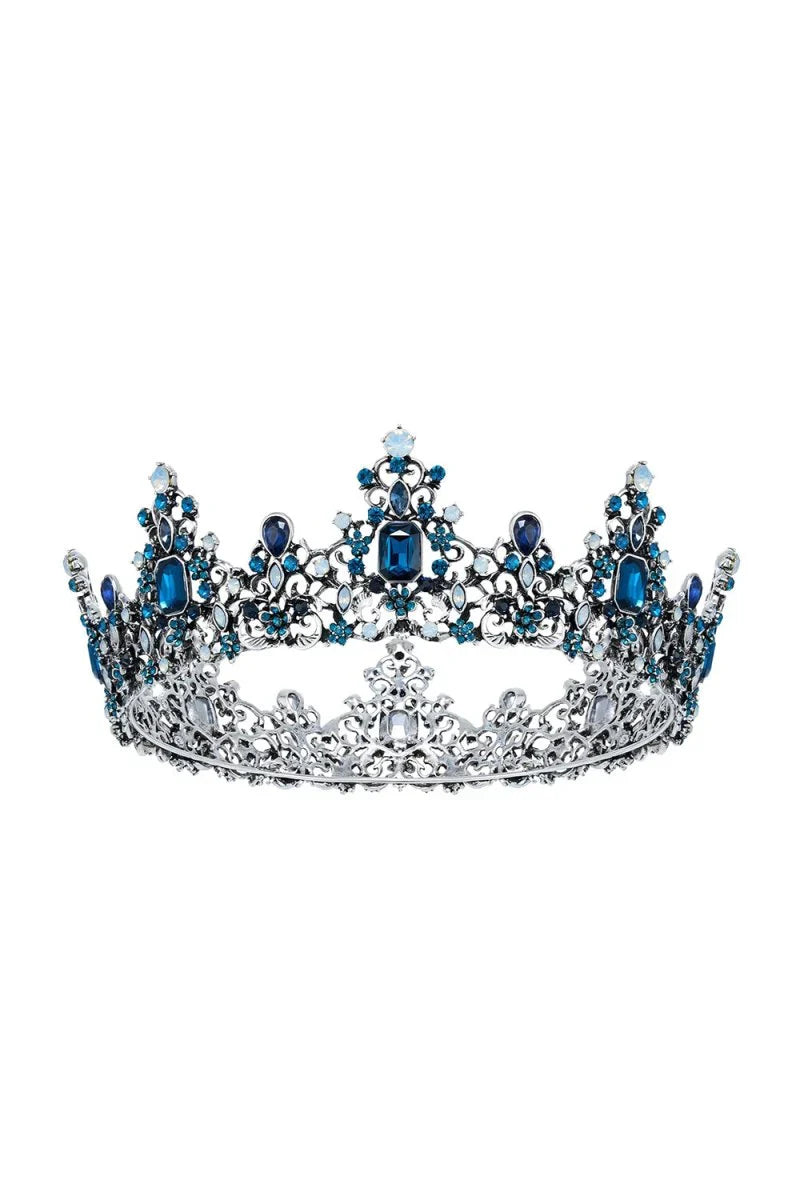 Baroque Colorful Crystal Crown
