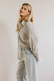 Sailor Striped Button Up FINAL SALE
