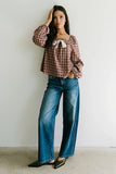 Jemma Plaid Blouse FINAL SALE
