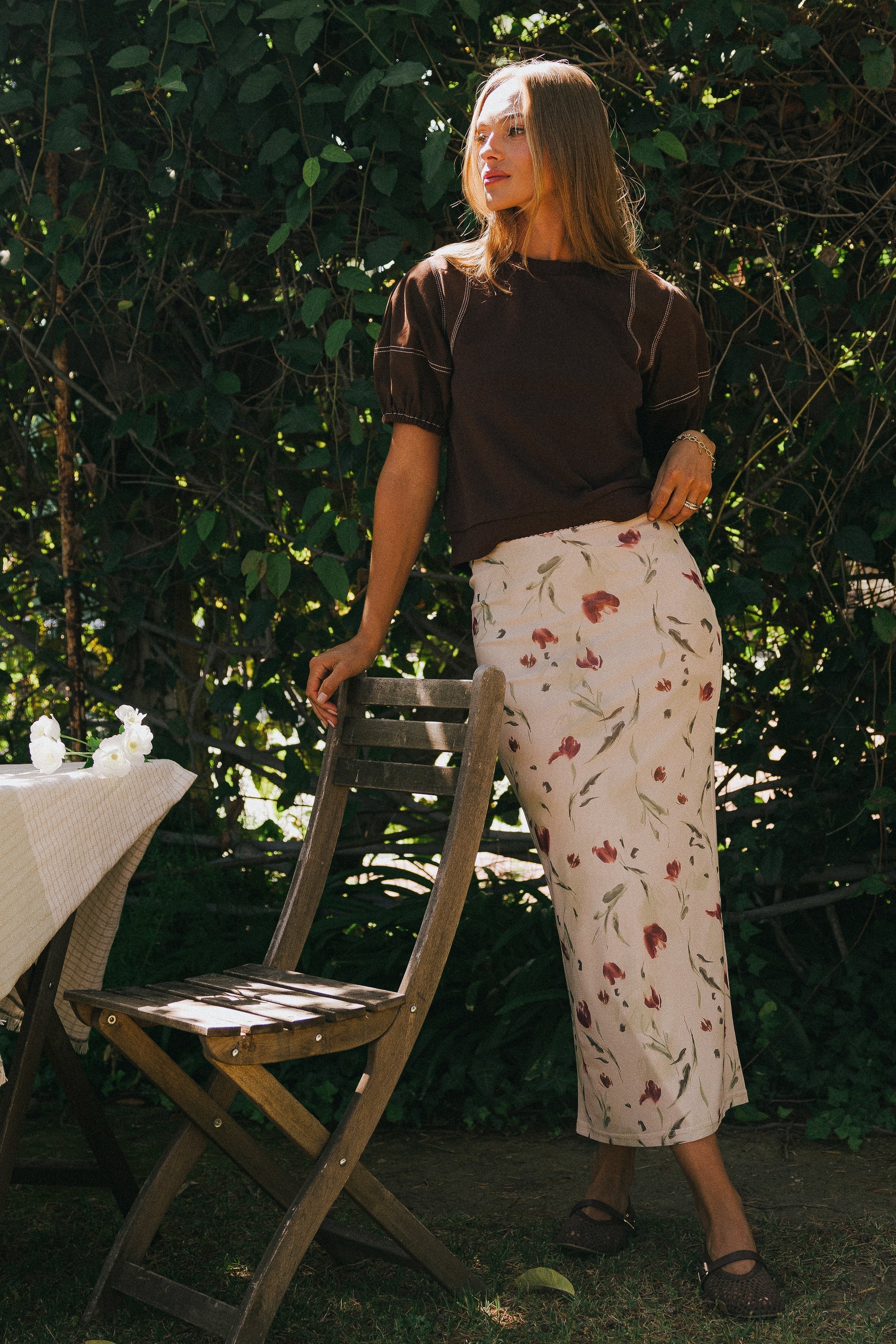 Alison Floral Maxi Skirt