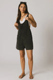 Scottie Denim Overalls in Black FINAL SALE
