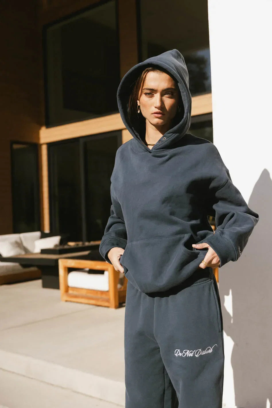Do Not Disturb Sweatshirt in Navy FINAL SALE