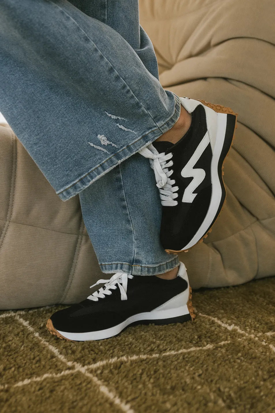 Steve Madden Campo Sneakers in Black FINAL SALE