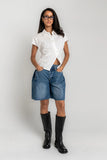 Torrey Asymmetrical Button Up