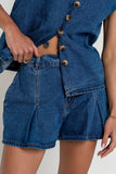 Paula Pleated Shorts