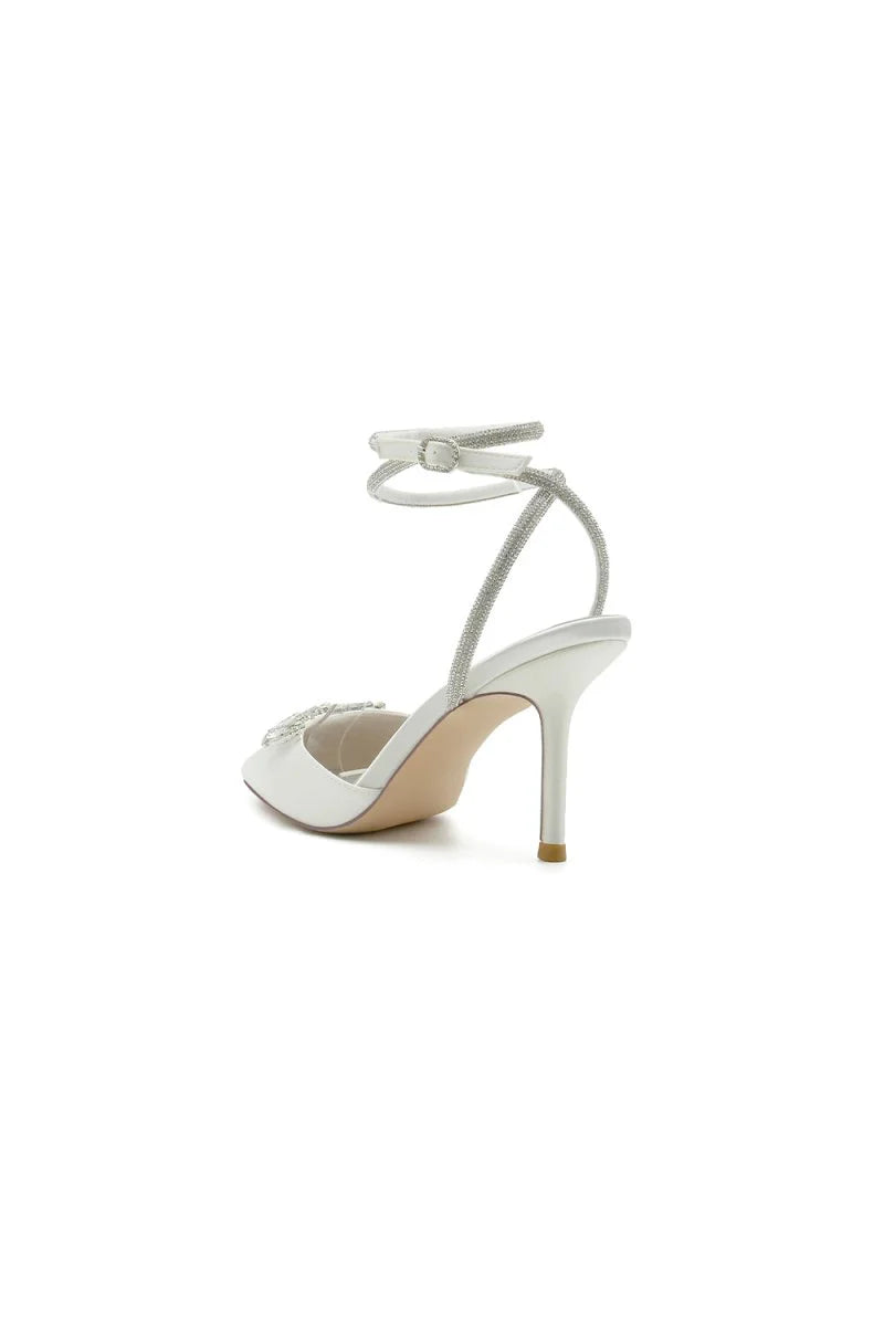 Rhinestone Pointed Toe Stiletto Heels