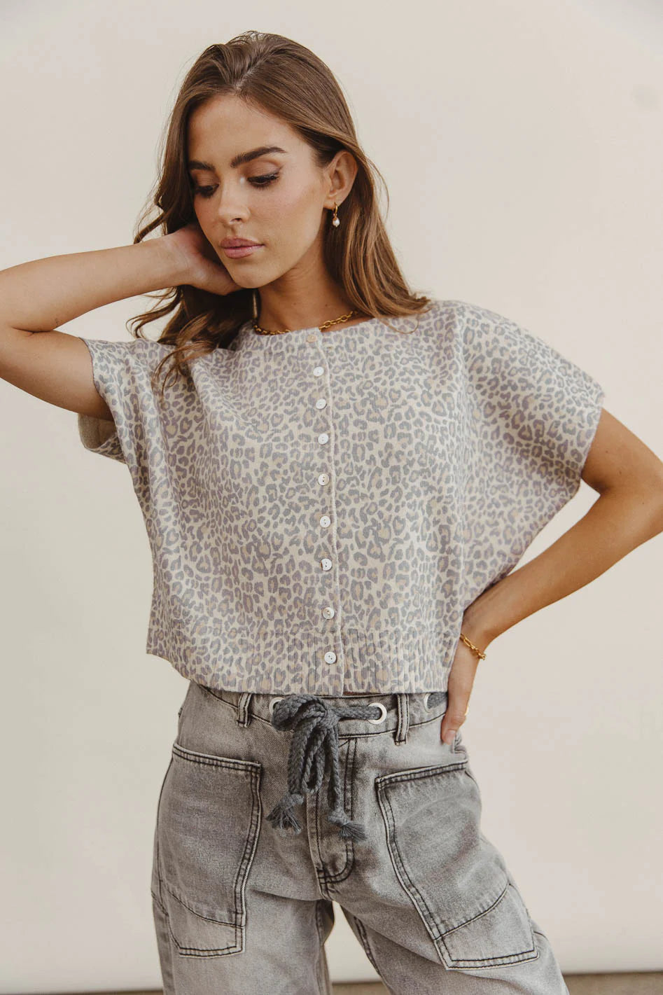 Izzie Leopard Cardigan
