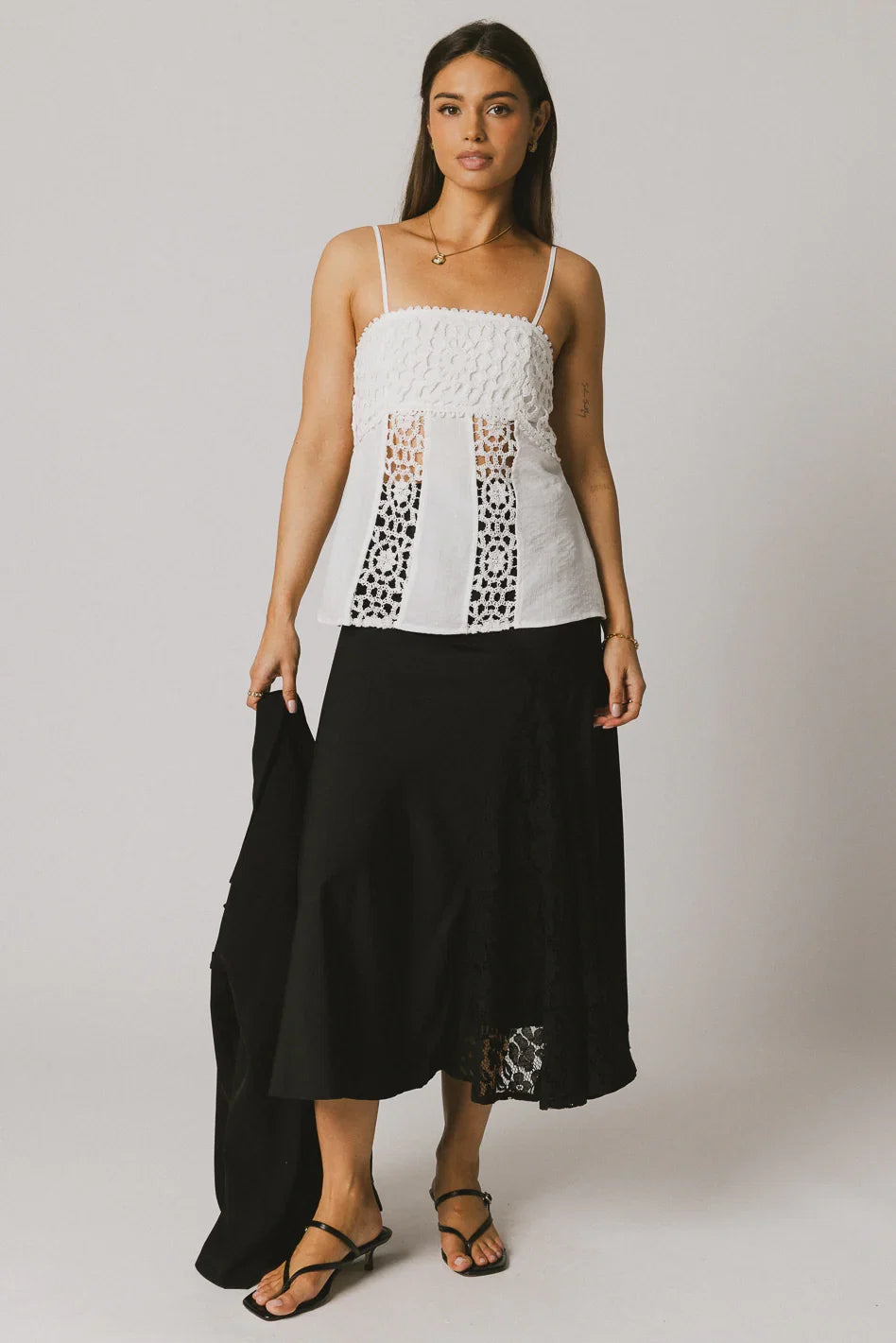 Samantha Maxi Skirt in Black FINAL SALE