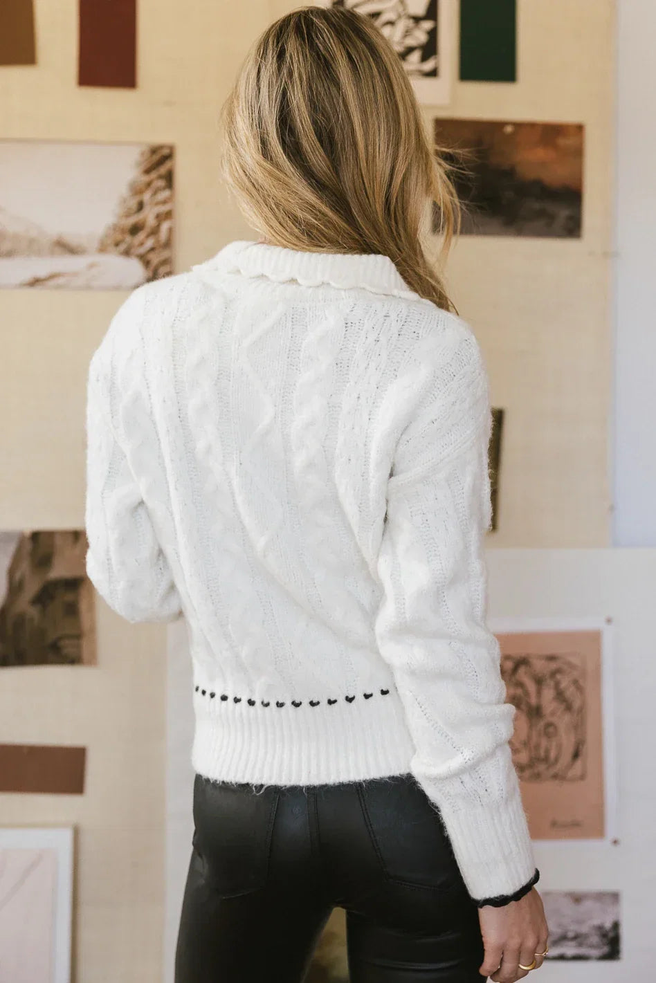 Ivy Cable Knit Sweater FINAL SALE