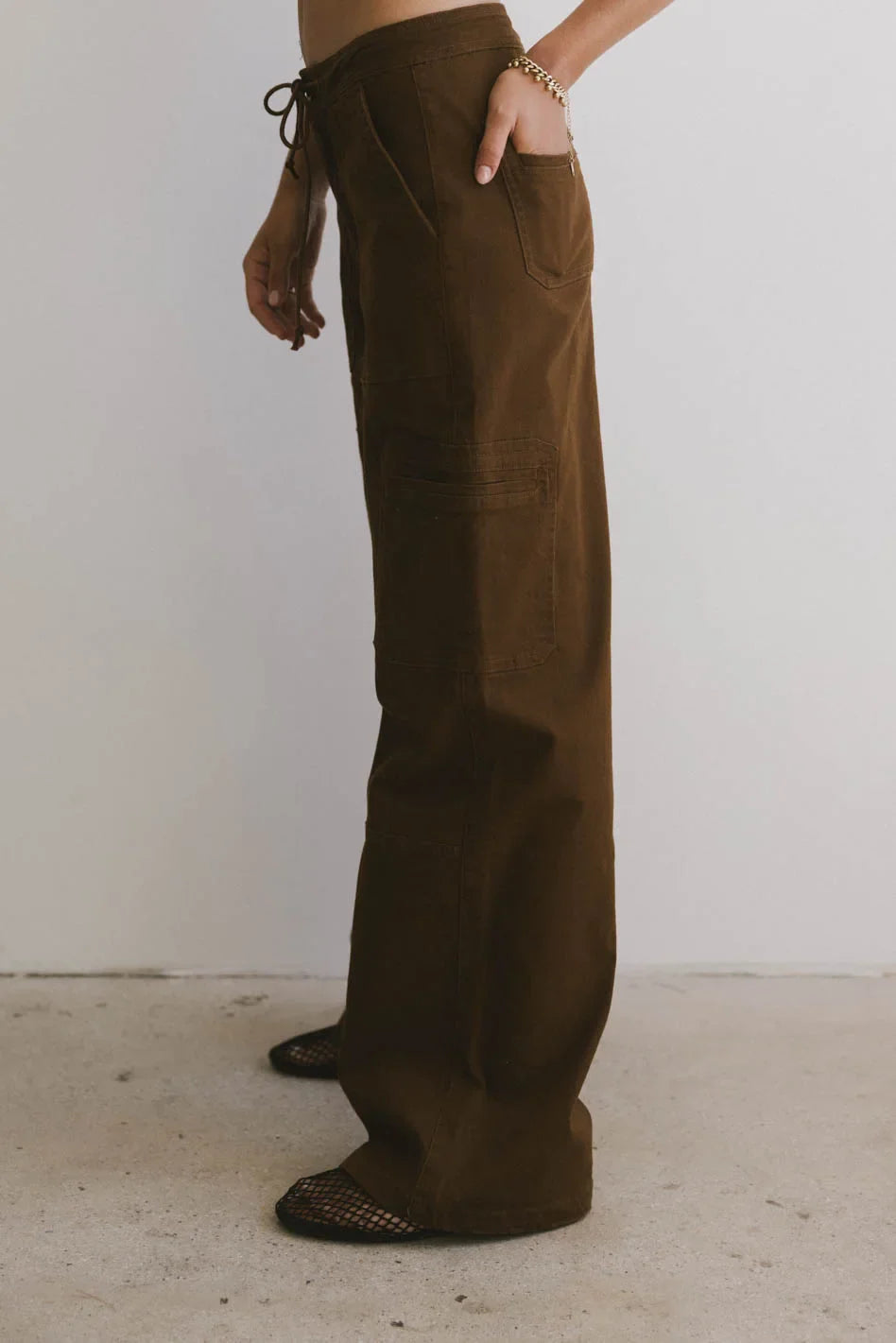 Tandry Cargo Pants in Brown FINAL SALE