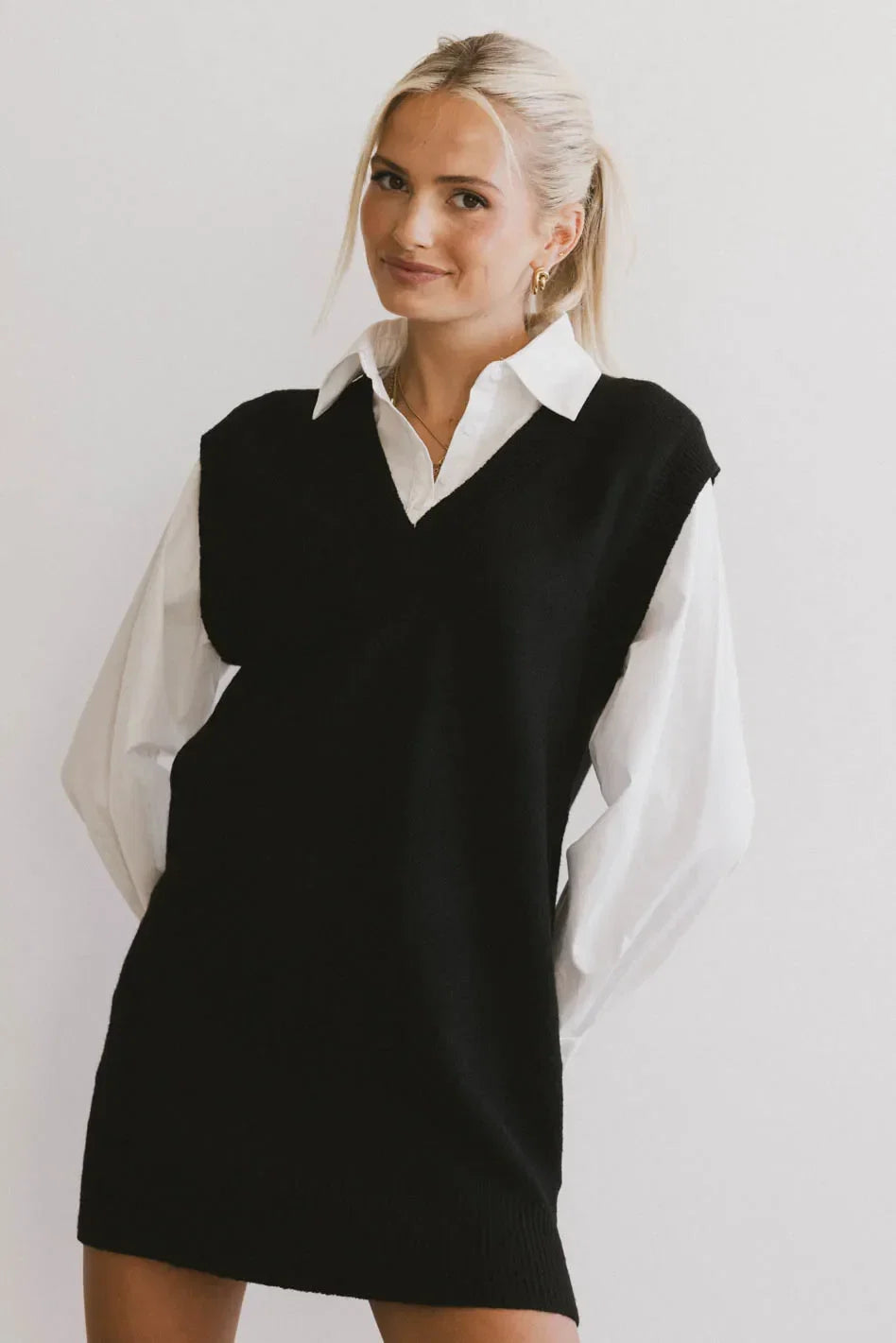Dottie Mini Dress in Black FINAL SALE