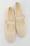 Morocco Mesh Flat in Bone