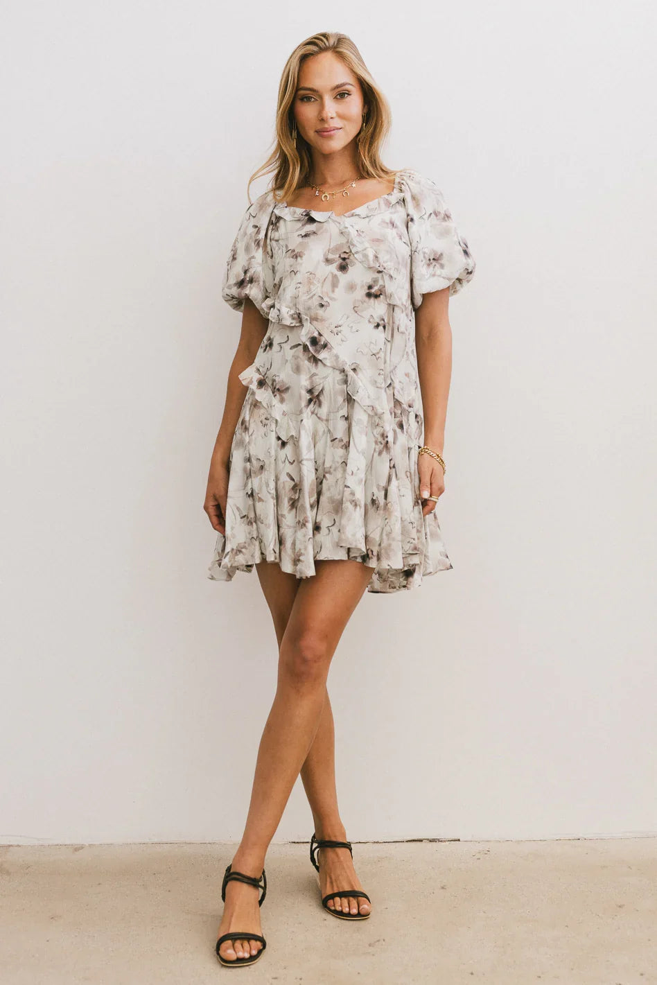 Florence Ruffled Mini Dress FINAL SALE