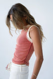 Lilah Reverse Seam Tank in Red