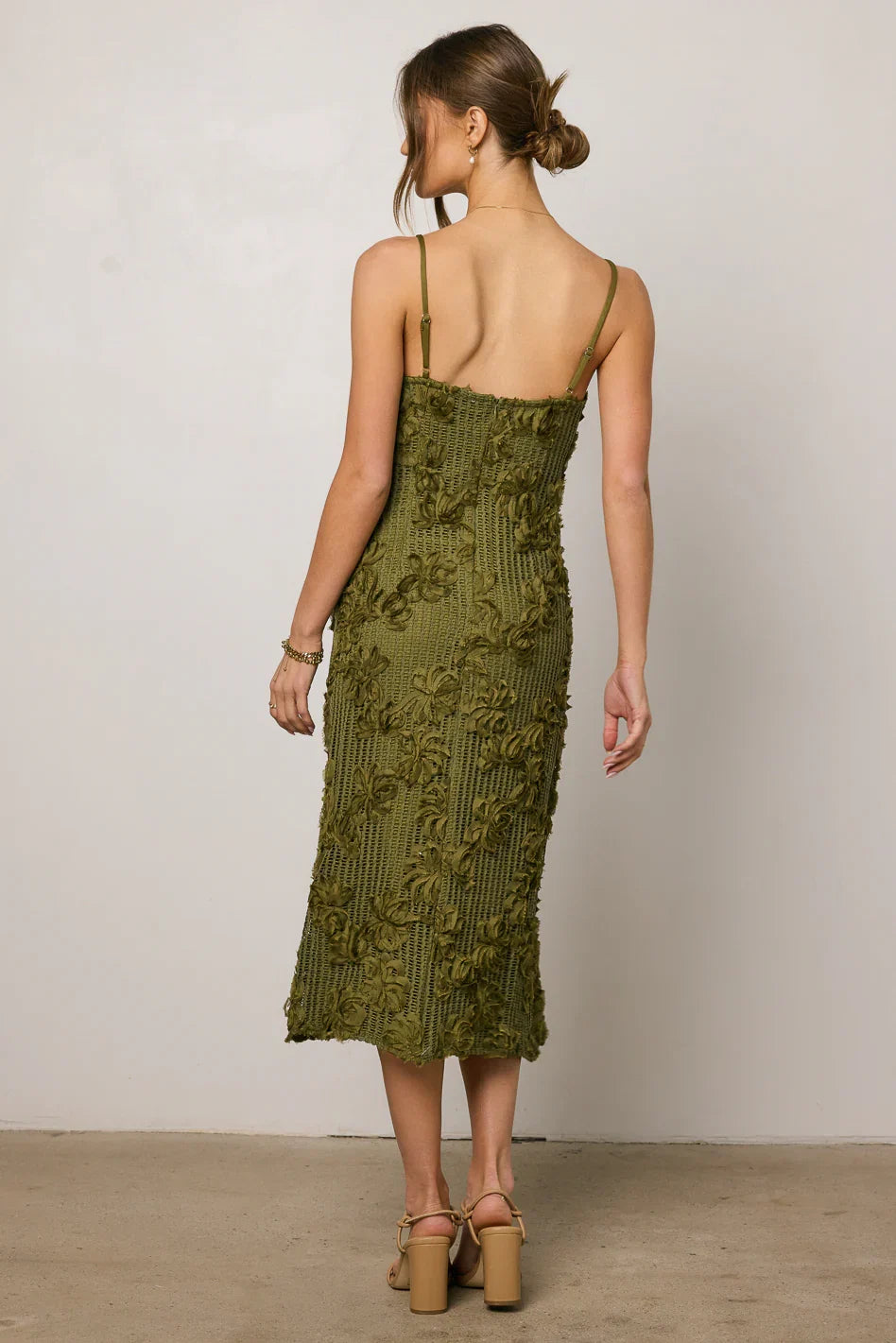 Cyrus Textured Midi Dress FINAL SALE