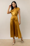 Rosalind Midi Dress in Mustard FINAL SALE