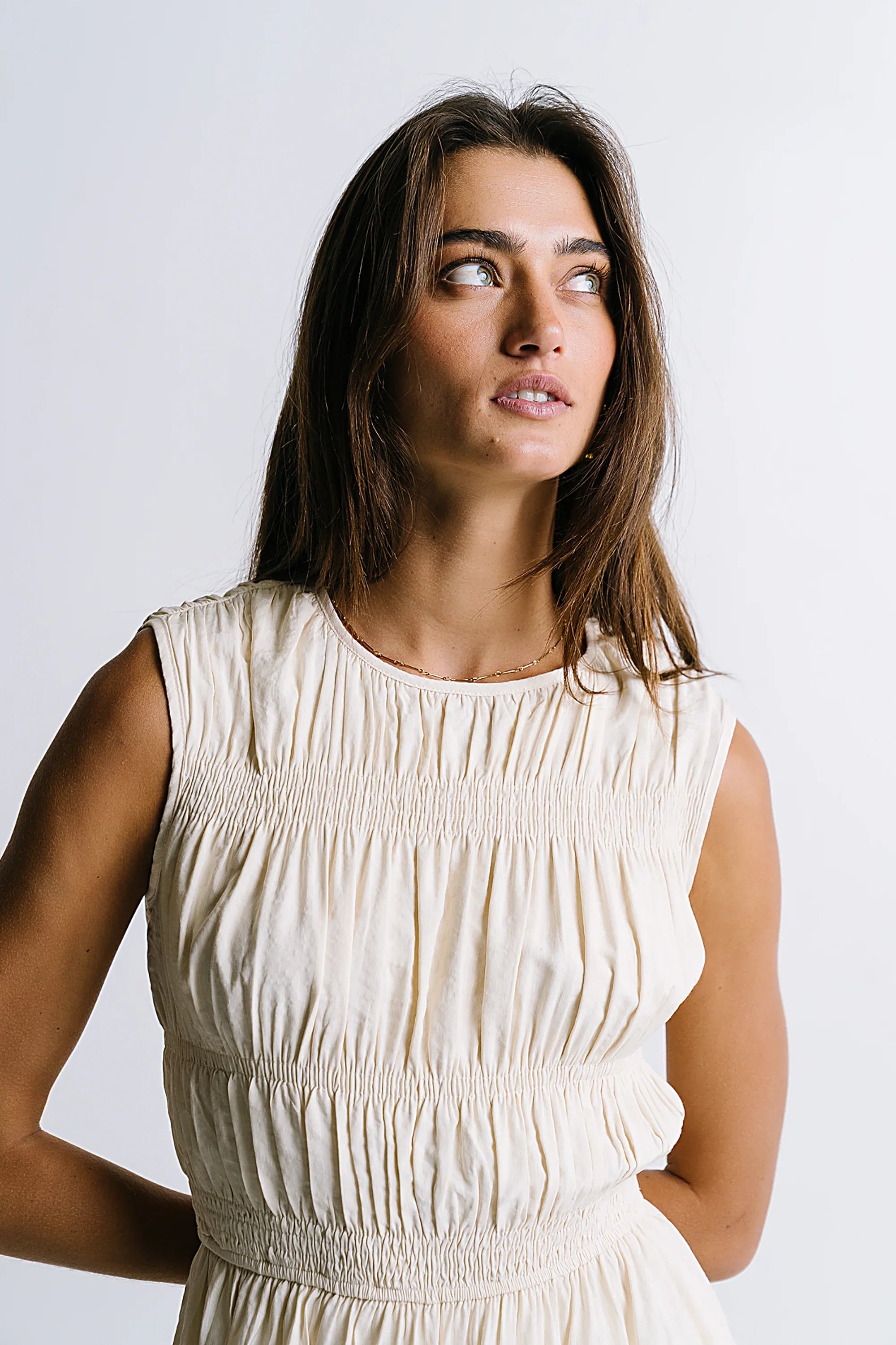 Johna Smocked Midi Dress FINAL SALE