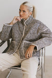 Kadee Quilted Jacket in Black