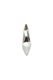 Lace Pointed Toe Beaded Satin Wedding Shoes