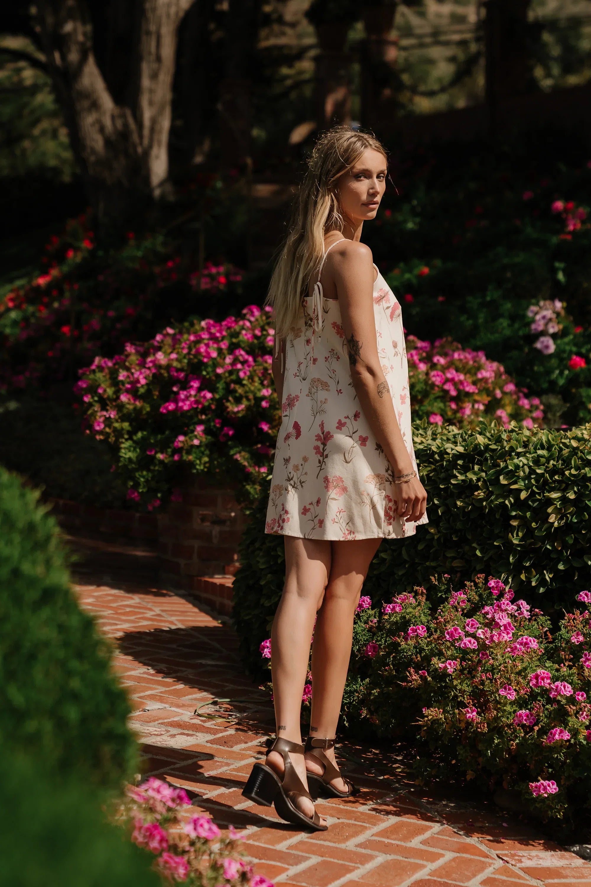 Moxie Floral Mini Dress