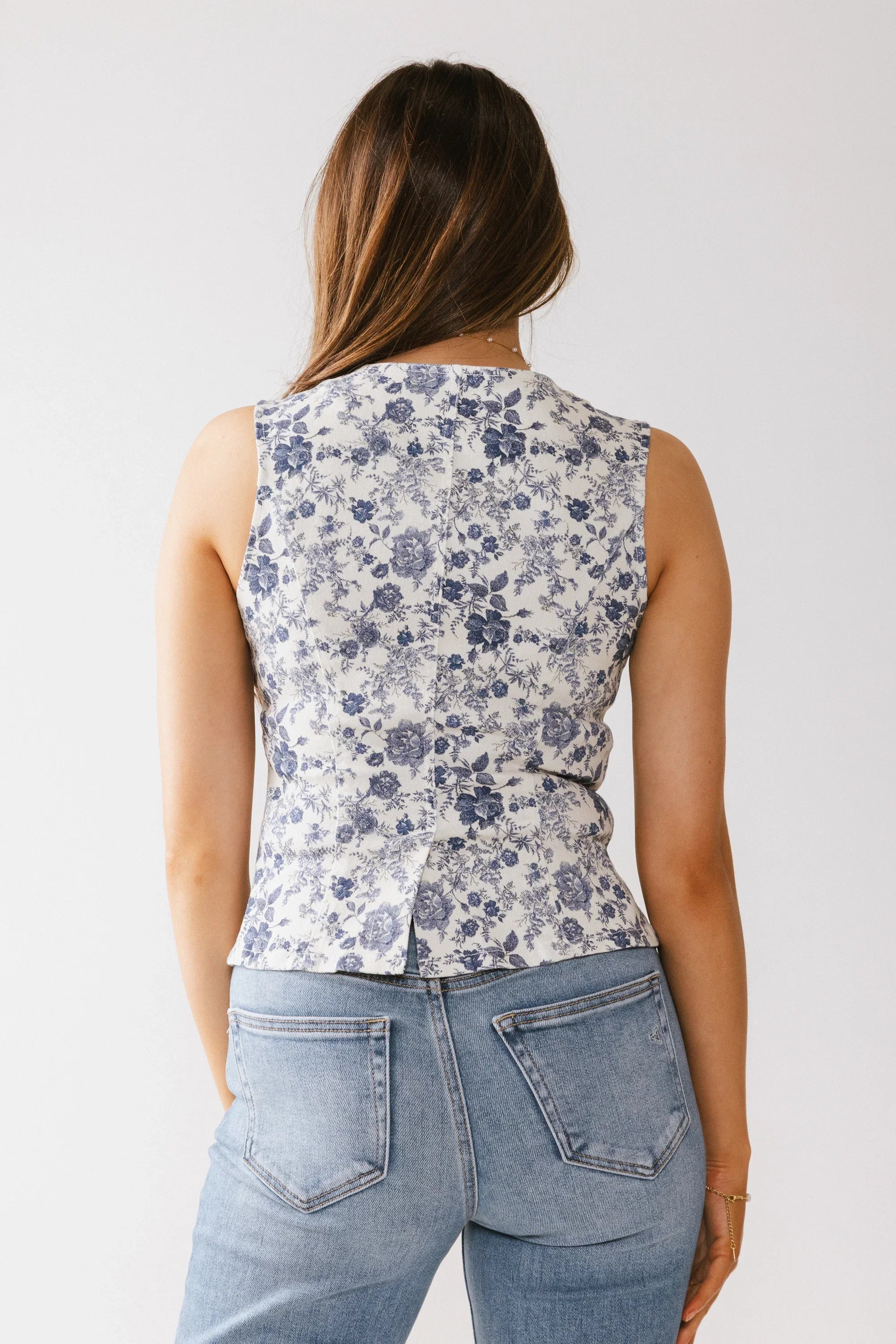 Piper Denim Button Up in Blue FINAL SALE