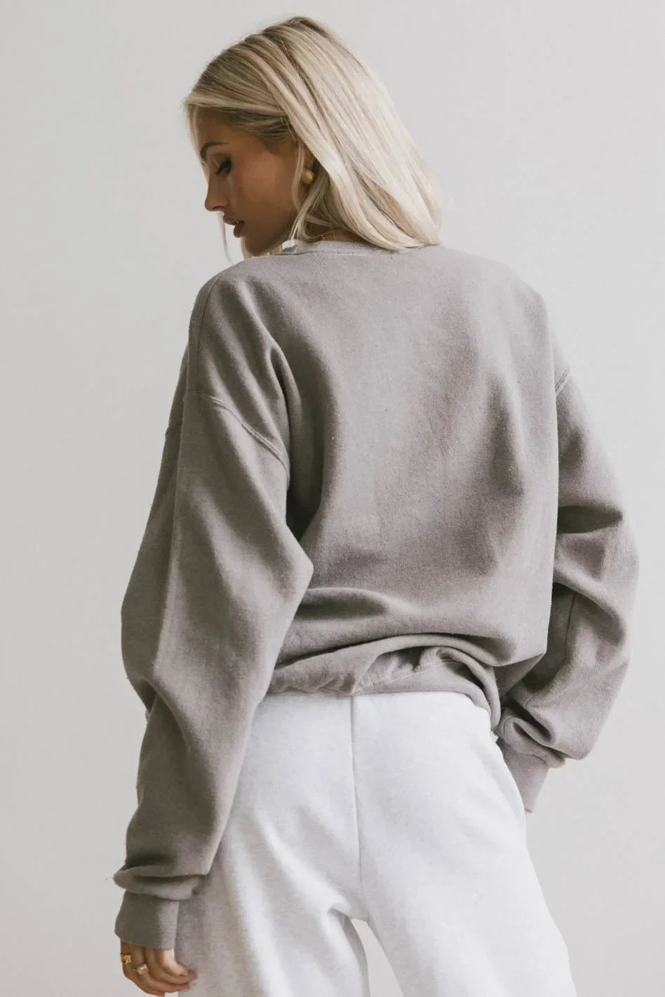Mount Rainier Crewneck in Grey FINAL SALE