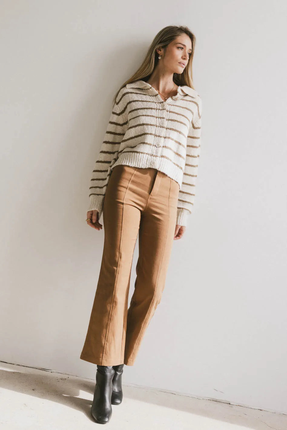 Sable Straight Leg Pants in Camel FINAL SALE