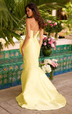 42310 Ava Presley Strapless Evening Gown