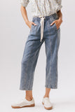 Khai Cropped Pants in Denim FINAL SALE