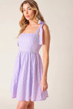 DATE TO REMEMBER MINI DRESS LAVENDER