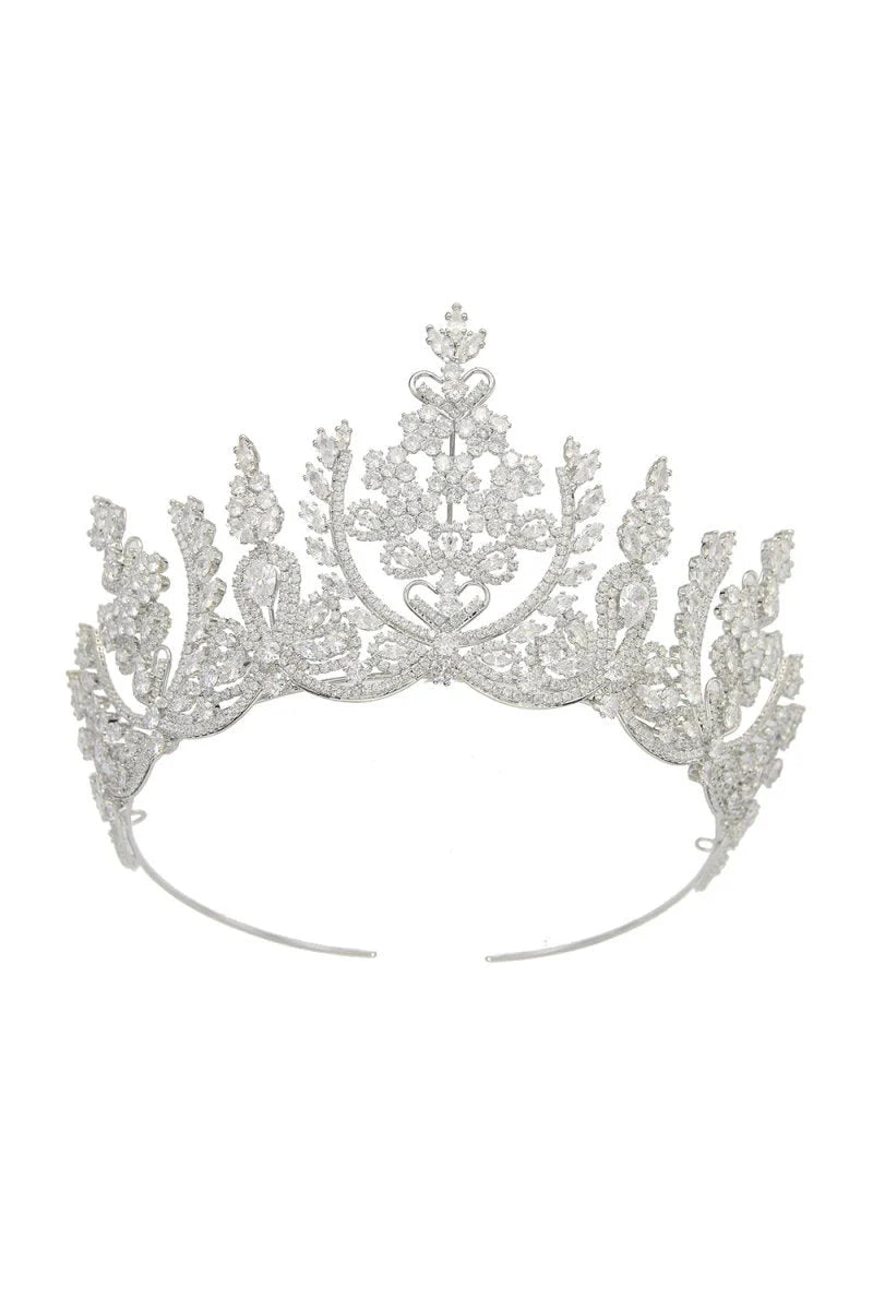 Silver Crystal Princess Crown
