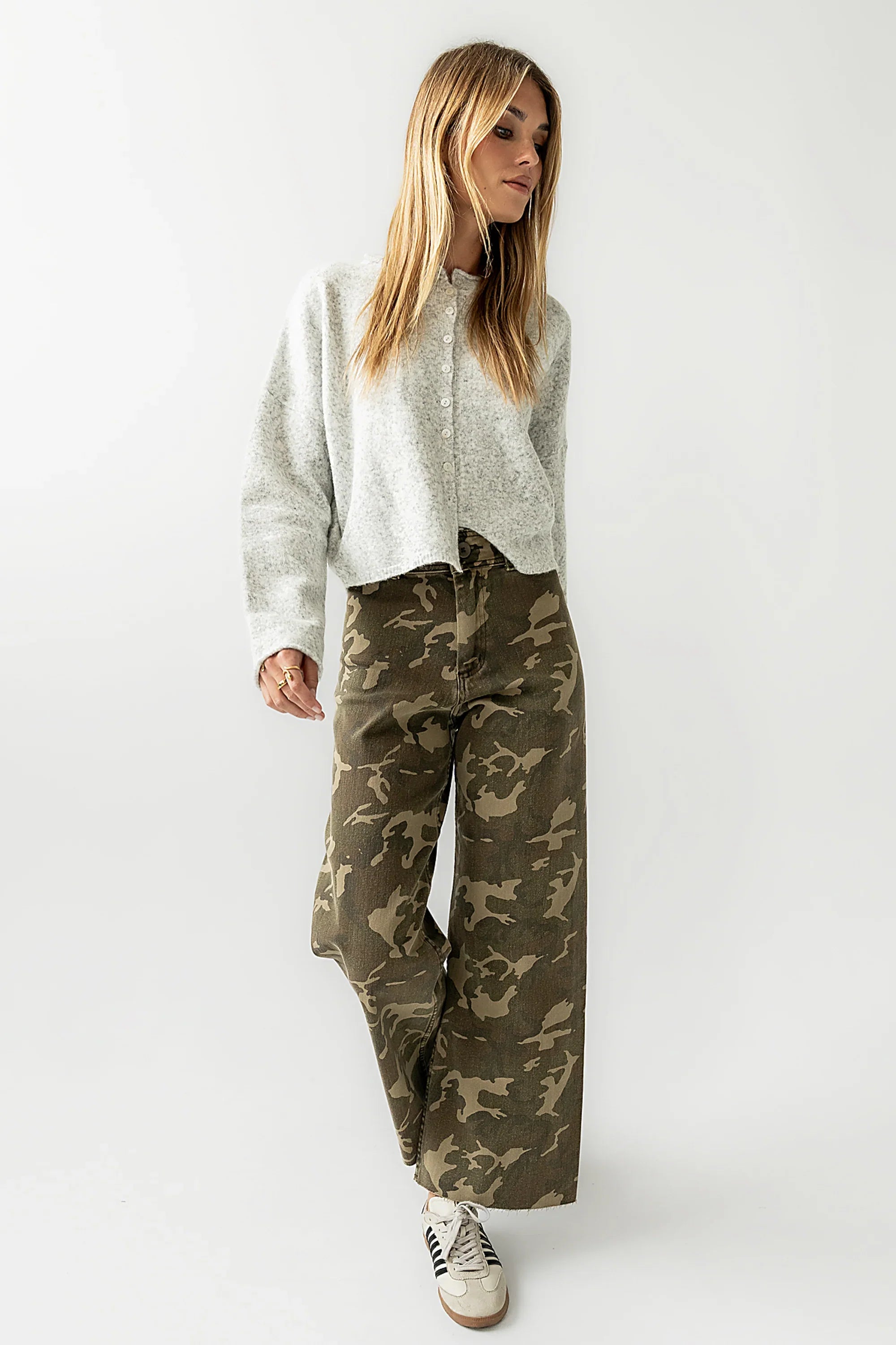 Atlas Camo Wide Leg Jeans FINAL SALE