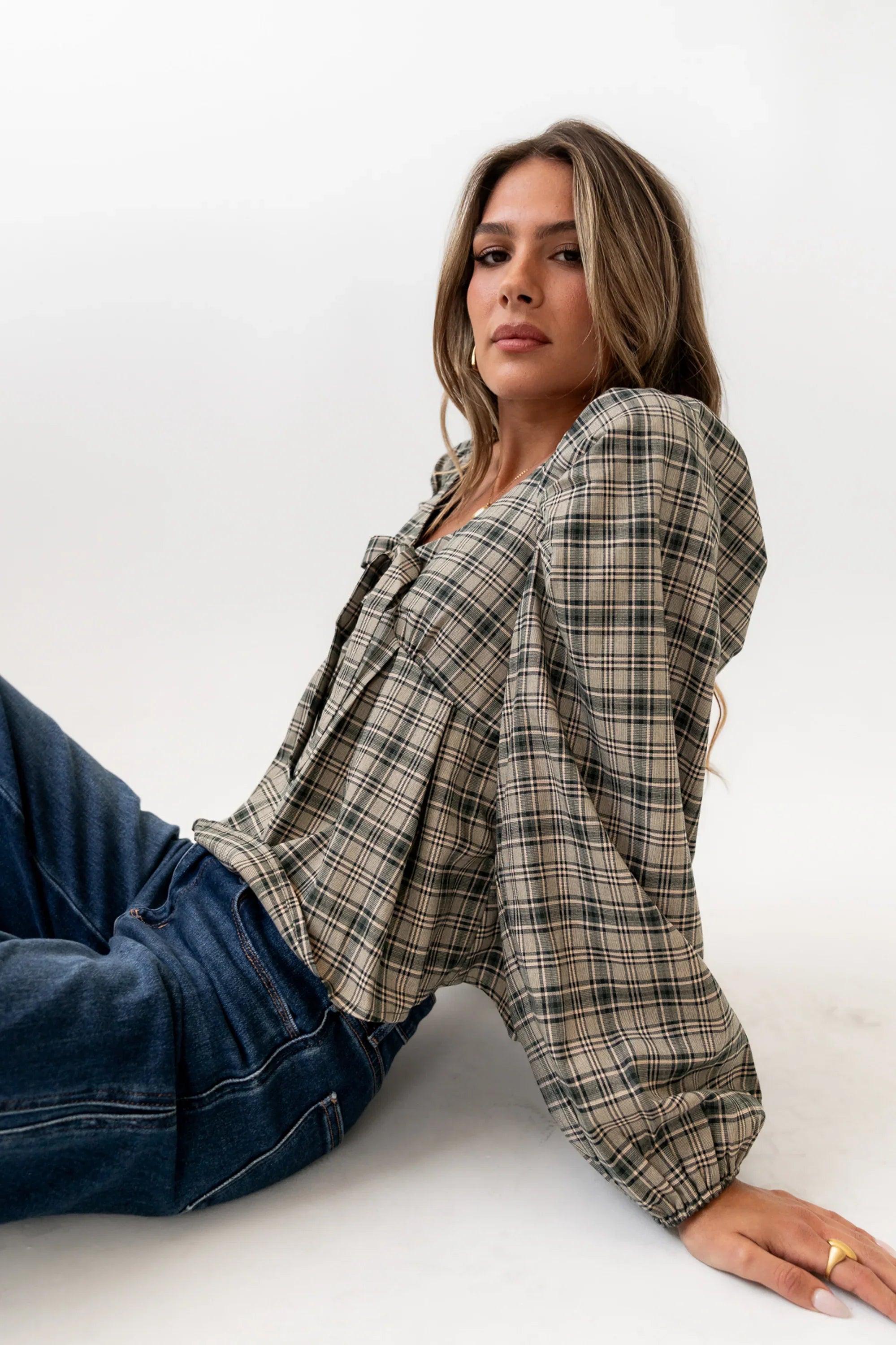 Smith Plaid Blouse FINAL SALE