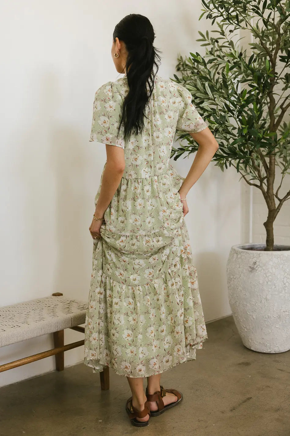 Milan Floral Maxi Dress FINAL SALE