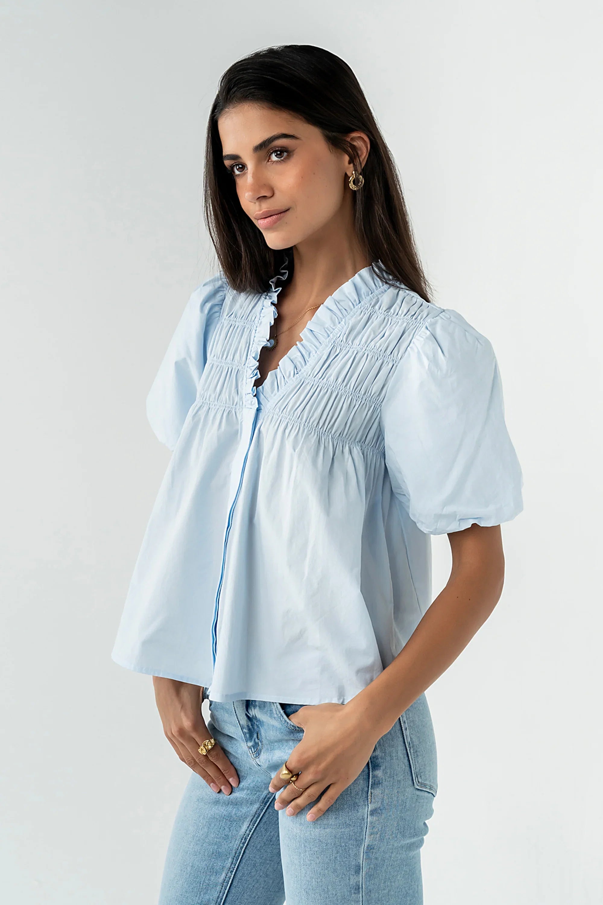 Nacie Smocked Top