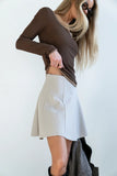 Becky Herringbone Mini Skirt FINAL SALE