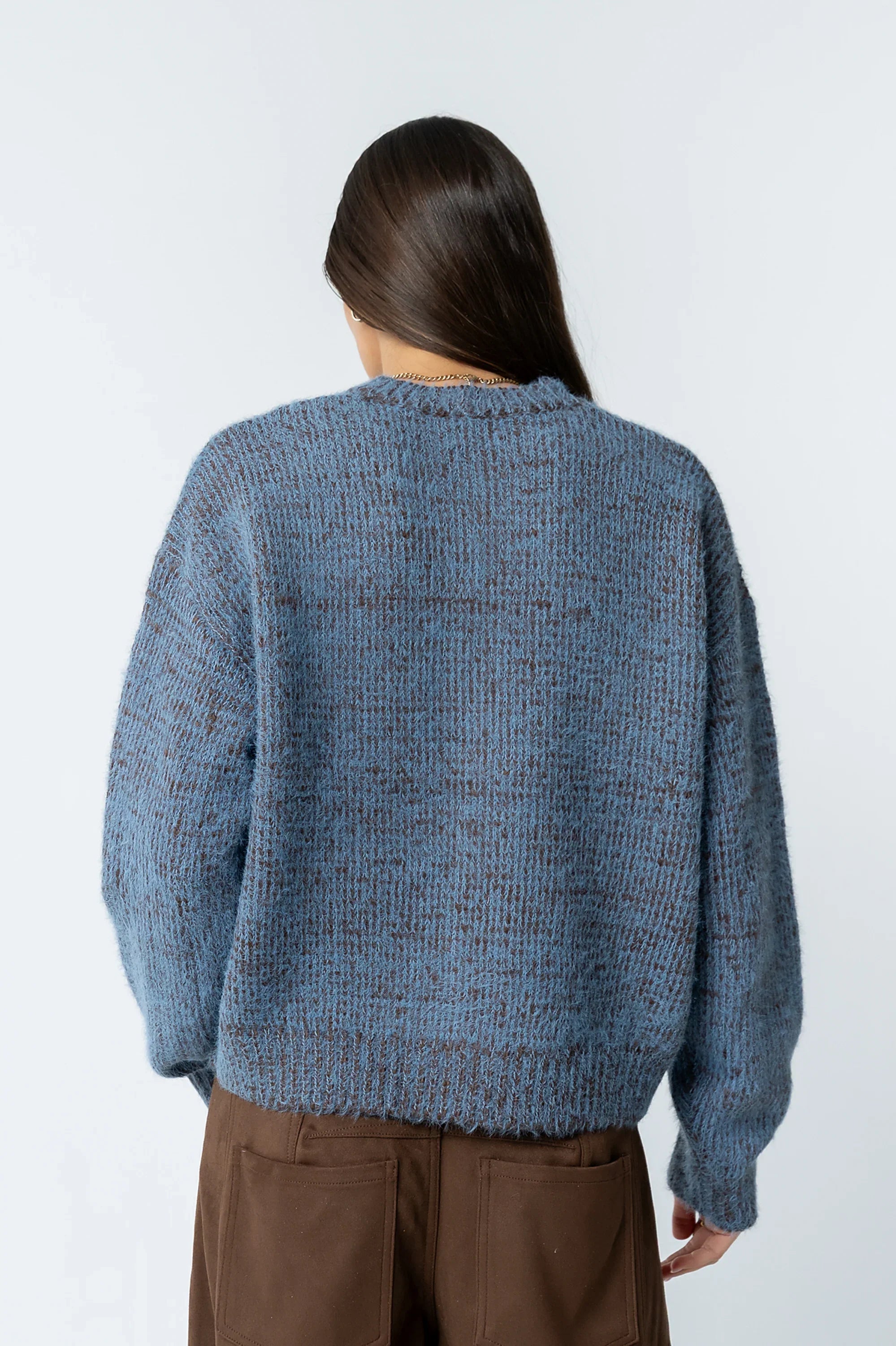 Russel Oversized Sweater in Brown